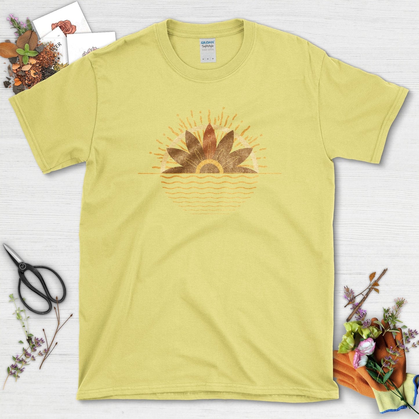 Radiant Sunflower Garden T-Shirt