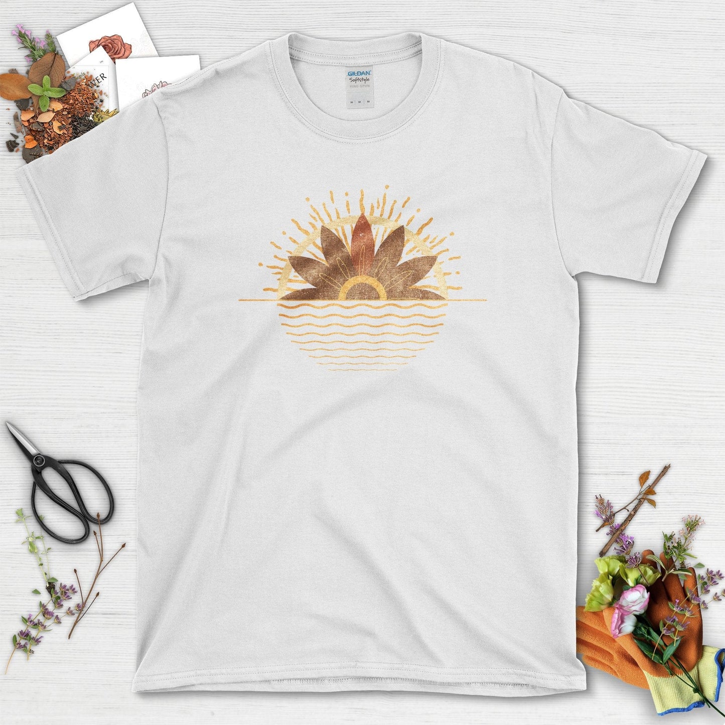 Radiant Sunflower Garden T-Shirt