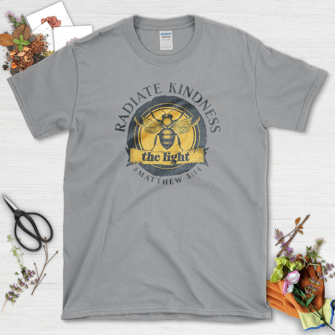 Radiate Kindness Matthew 5:14 T-Shirt