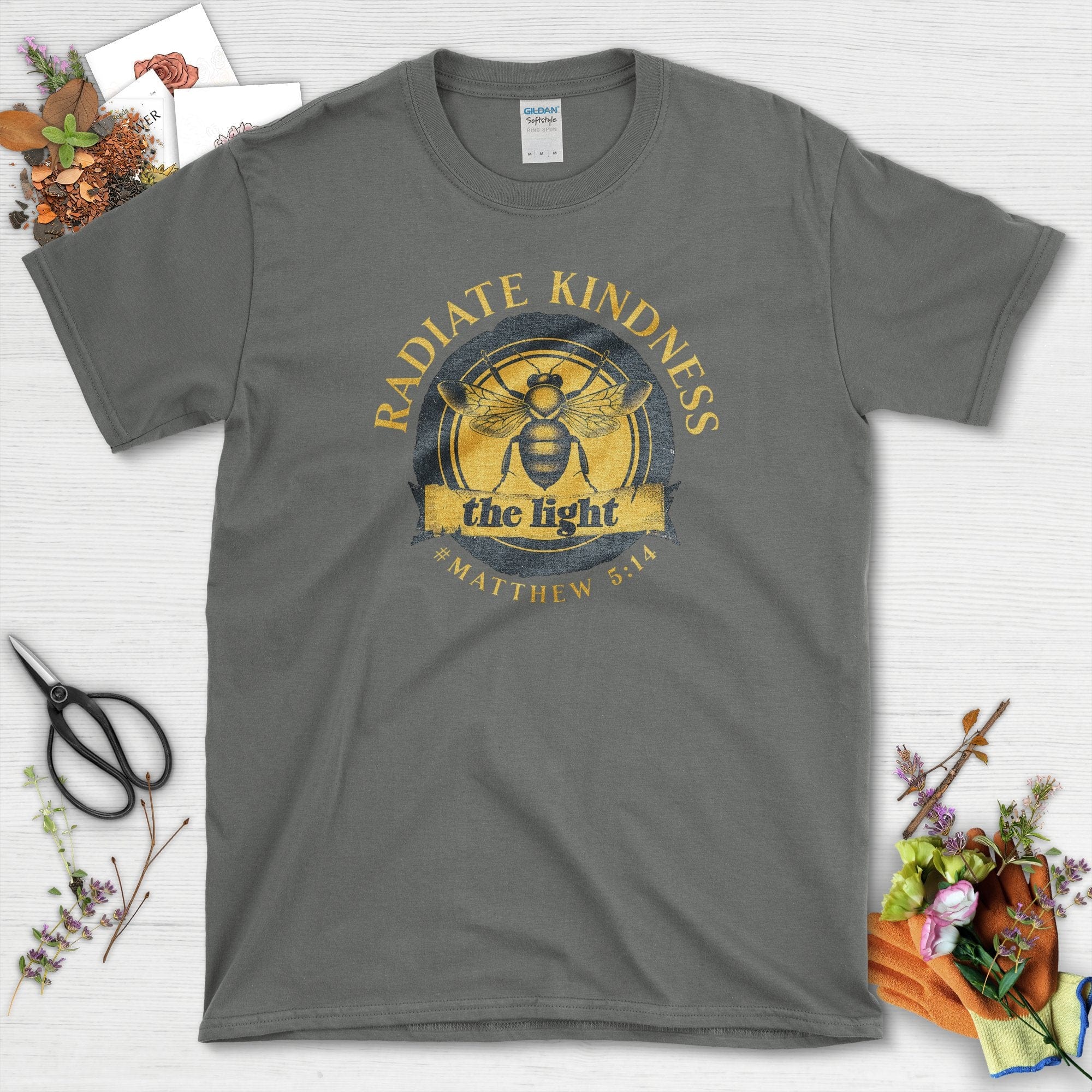 Radiate Kindness Matthew 5:14 T-Shirt
