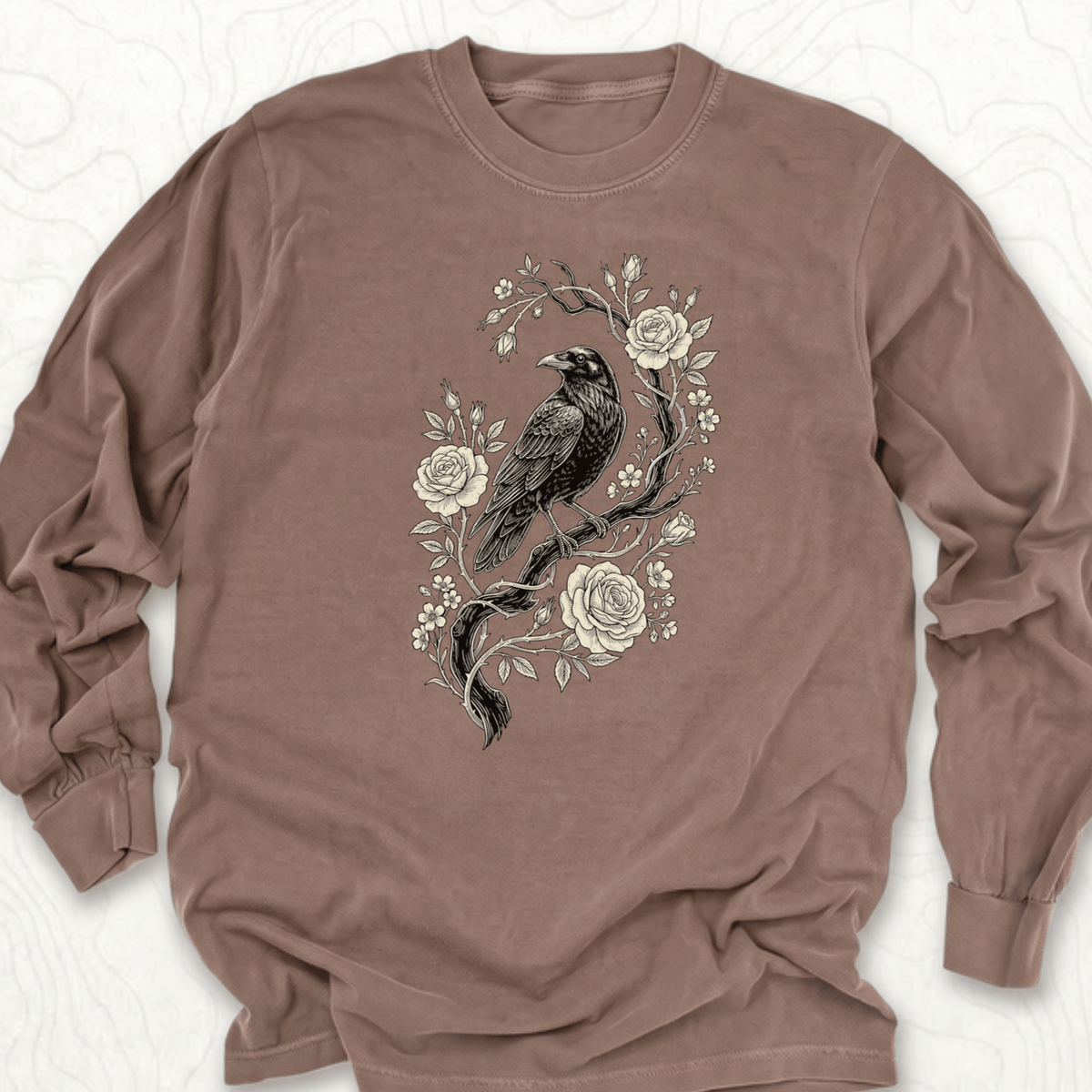 Raven Roses LS T-shirt