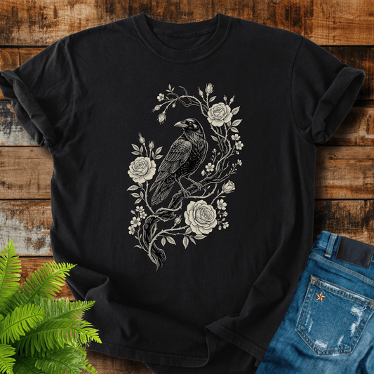 Raven Roses T-shirt