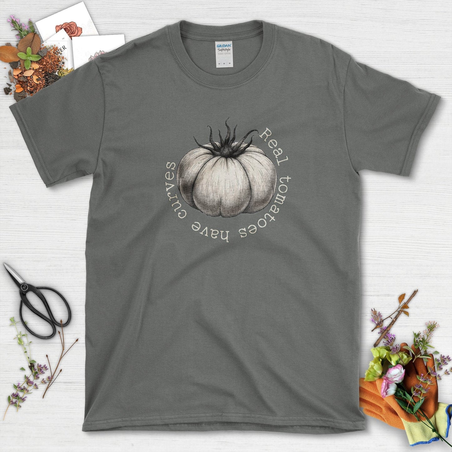 Real Tomatoes Have Curves T-Shirt