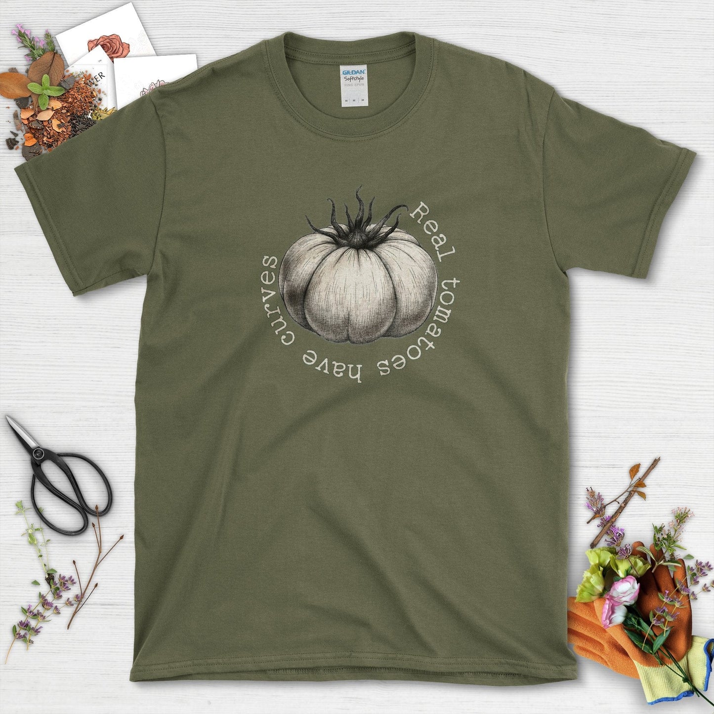 Real Tomatoes Have Curves T-Shirt