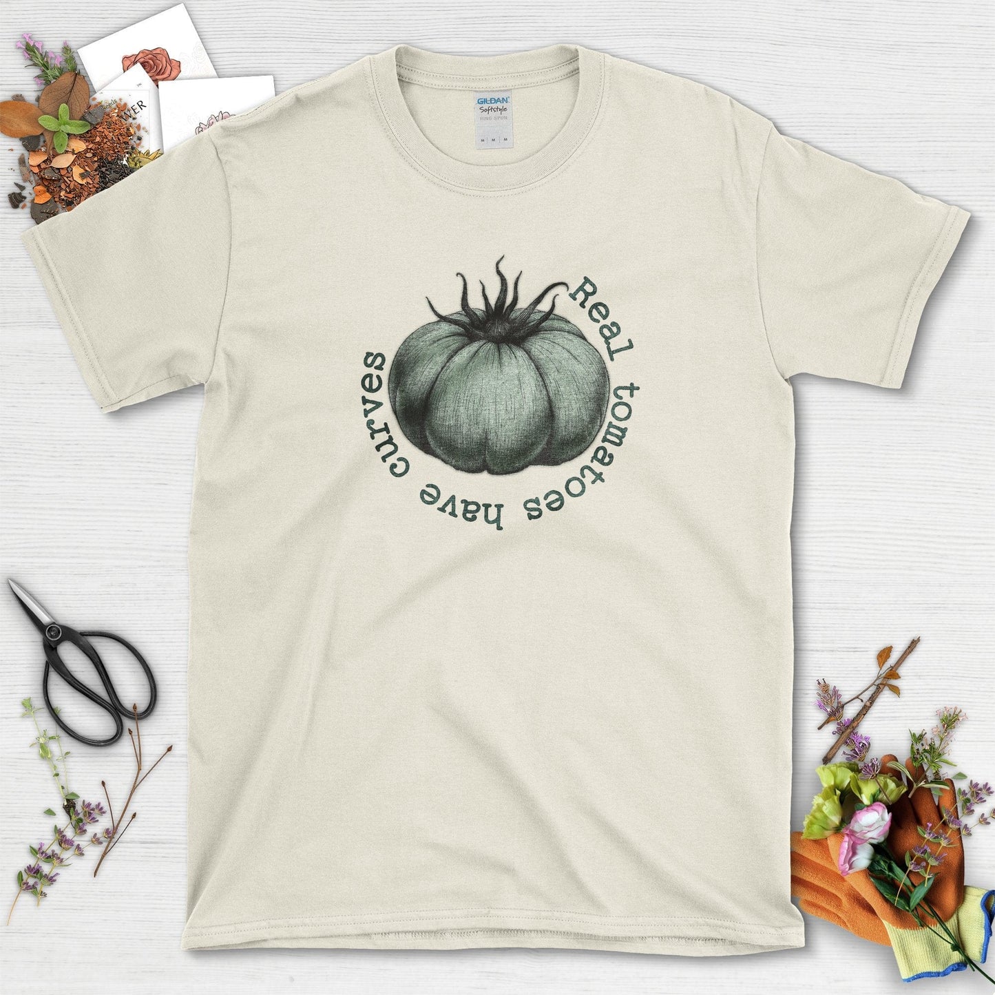 Real Tomatoes Have Curves T-Shirt