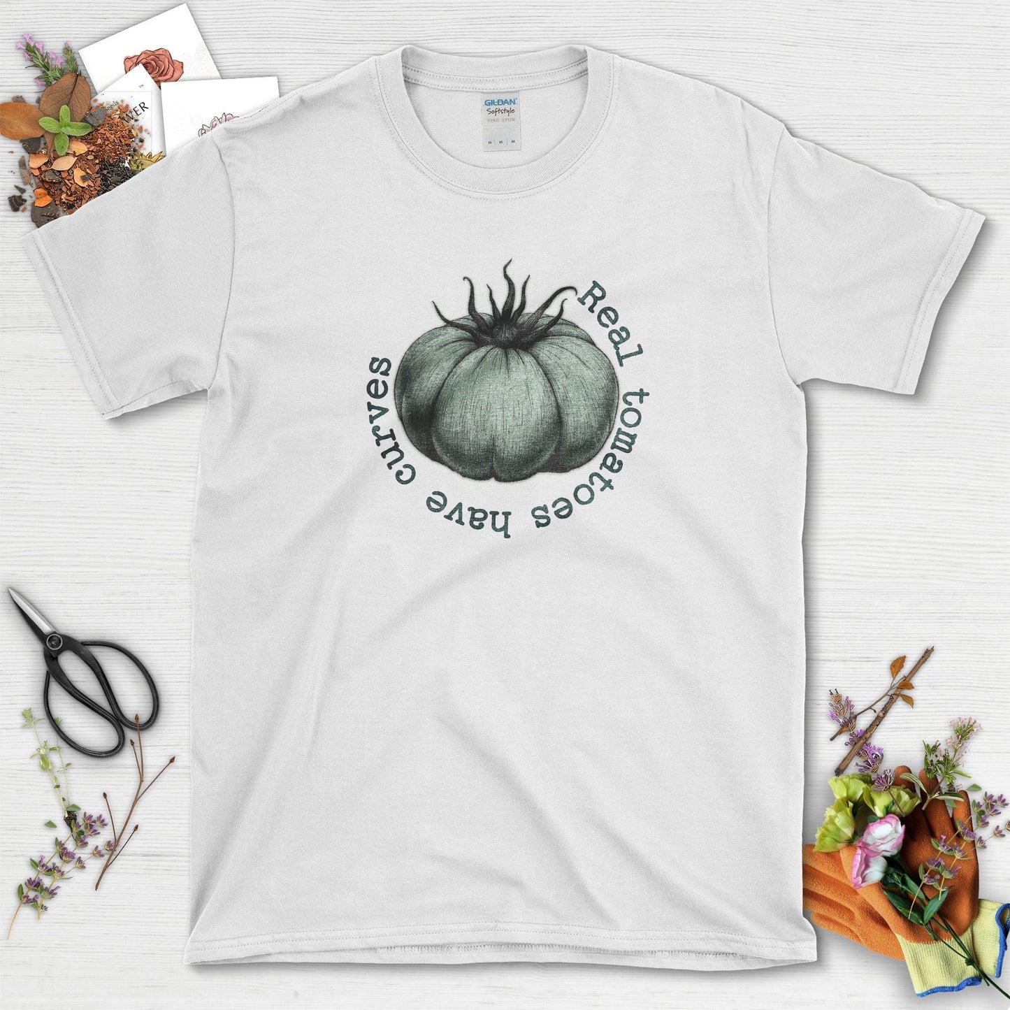 Real Tomatoes Have Curves T-Shirt