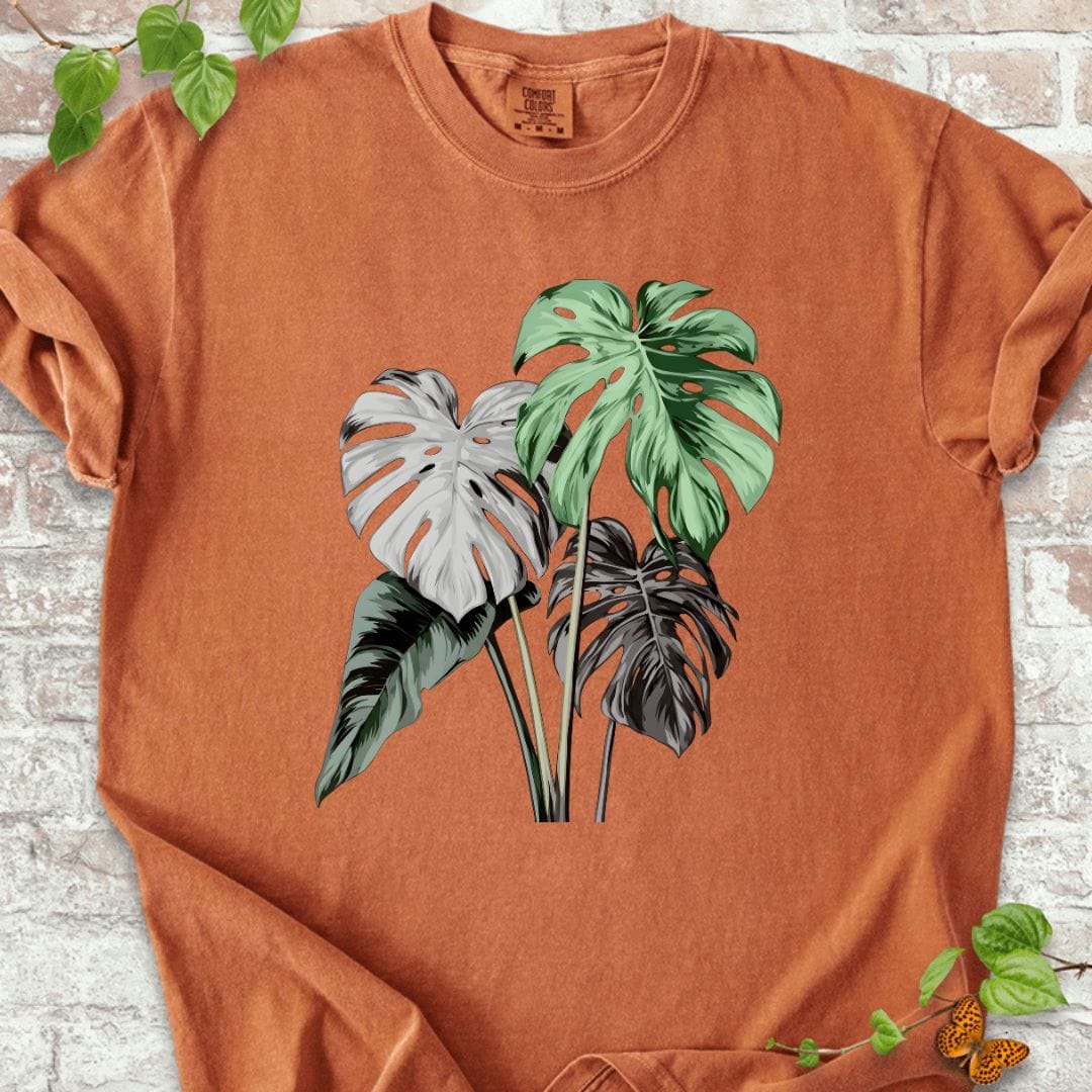 Realistic Monstera Plant T-Shirt