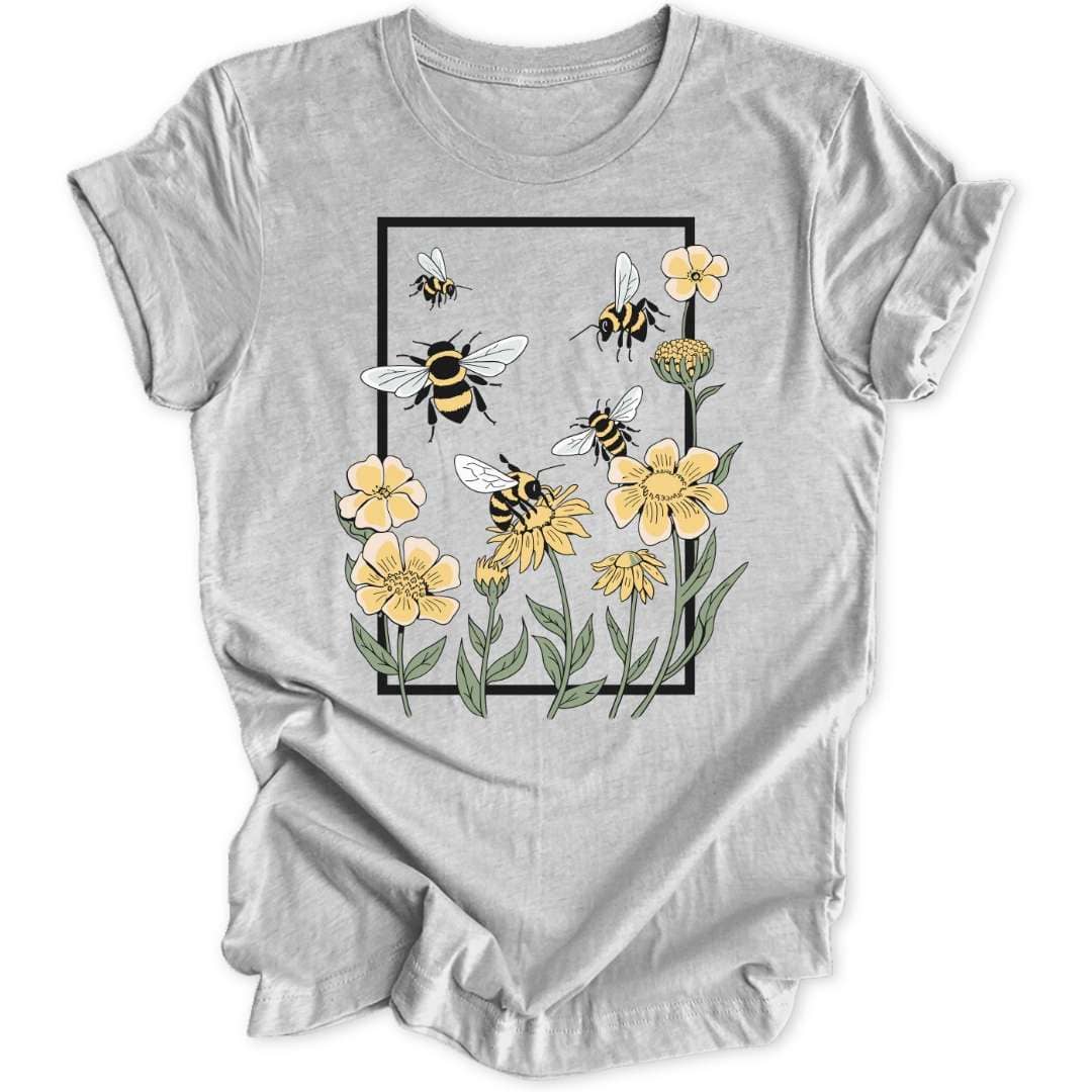 Rectangle Bees Unisex T-Shirt