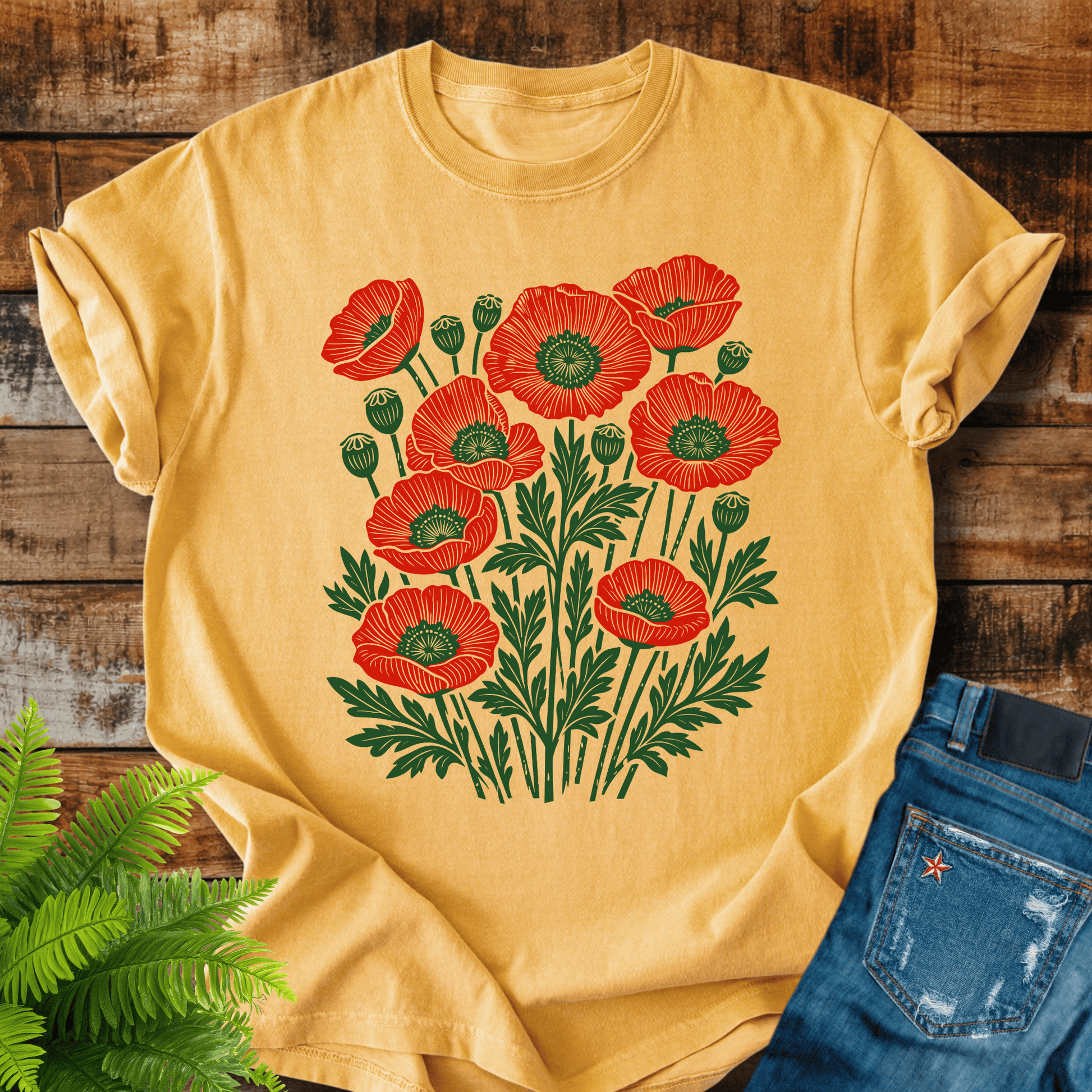 Red Poppies T-shirt