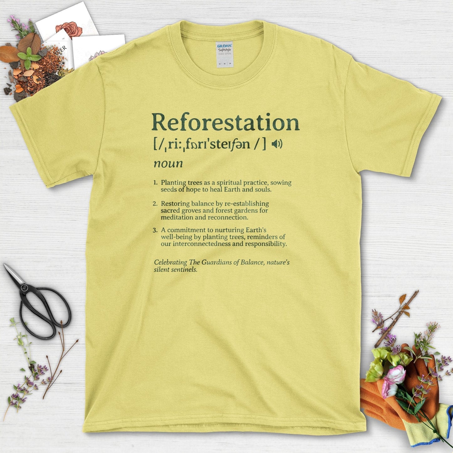 Reforestation Spiritual Practice Definition T-Shirt
