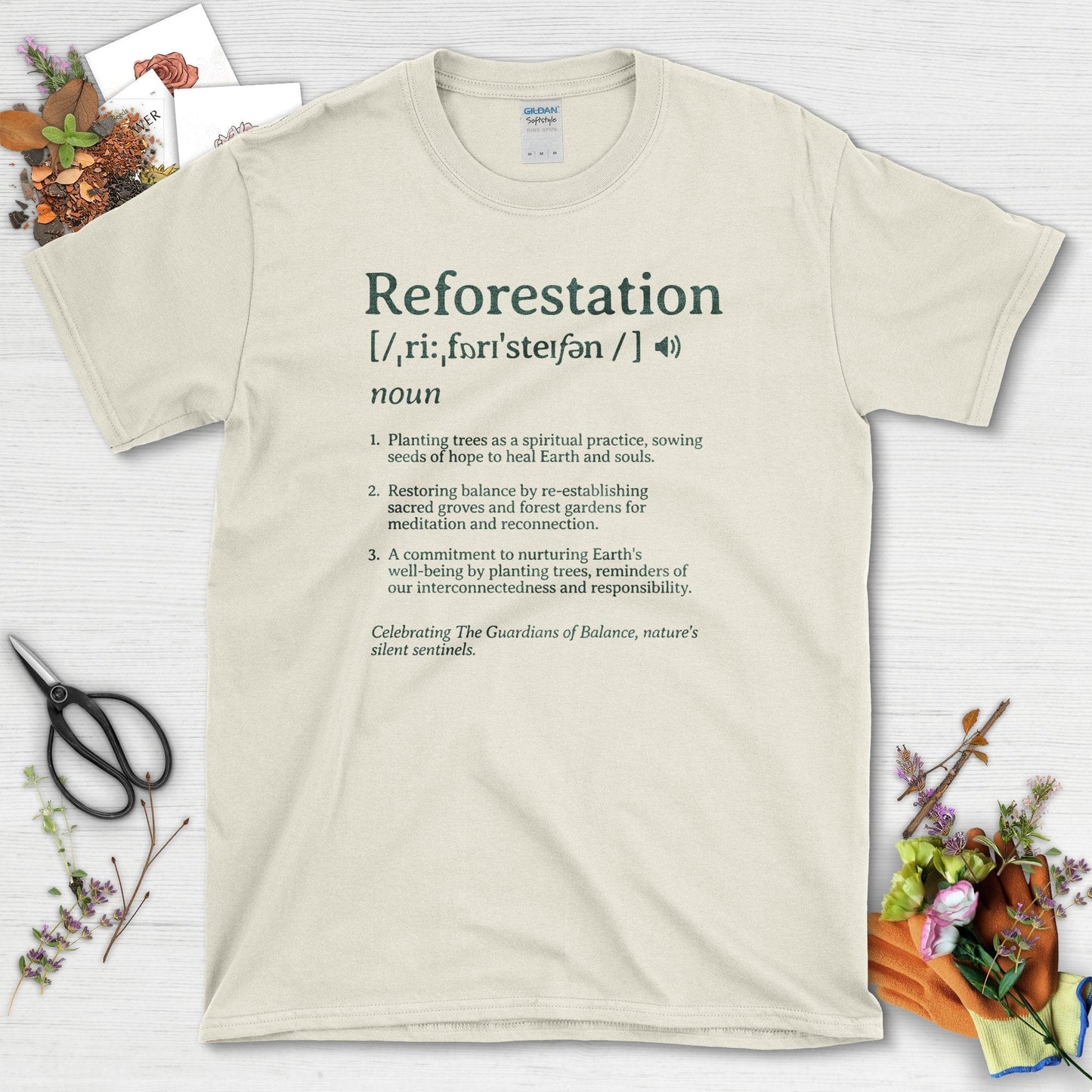 Reforestation Spiritual Practice Definition T-Shirt