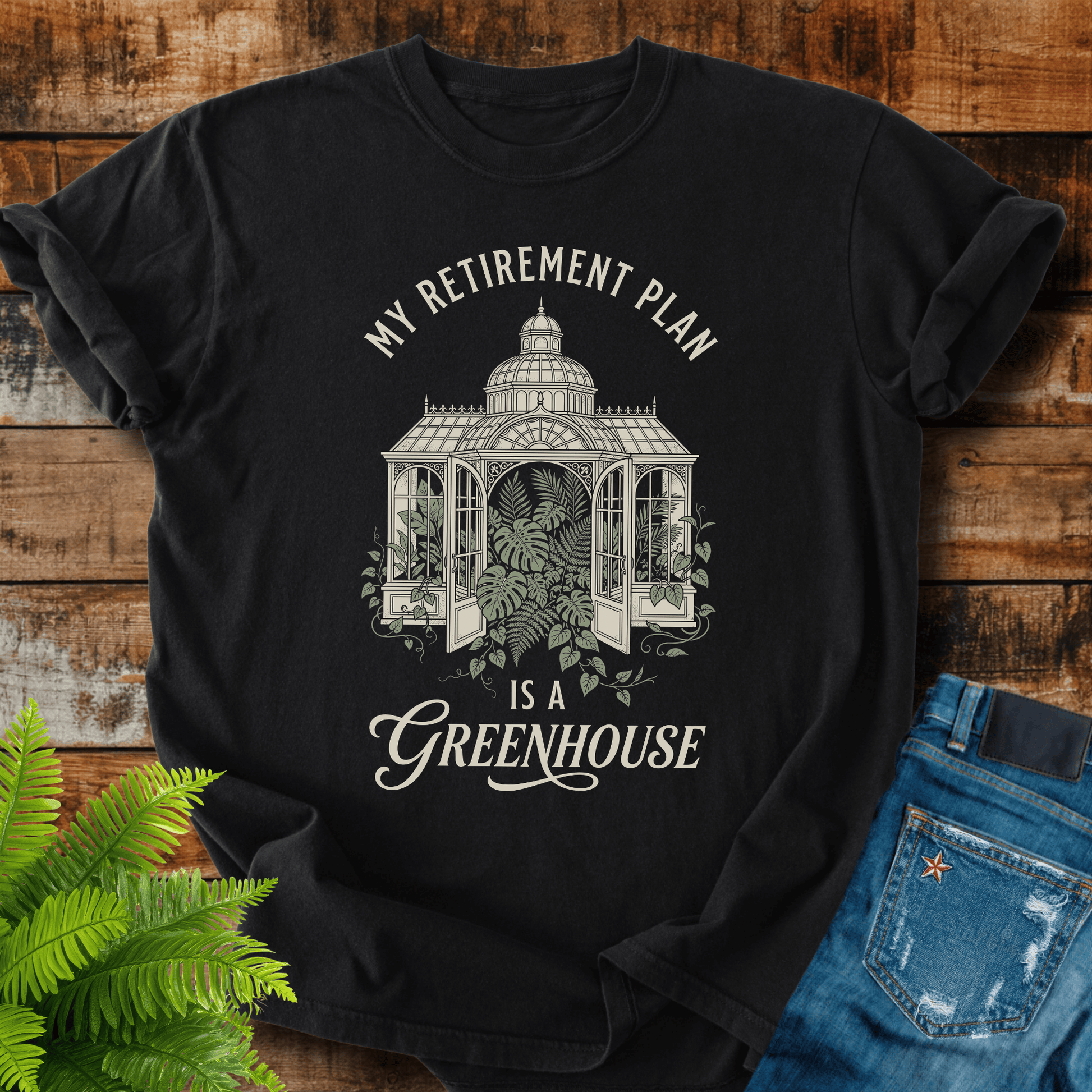Retirement Greenhouse Plan T-shirt