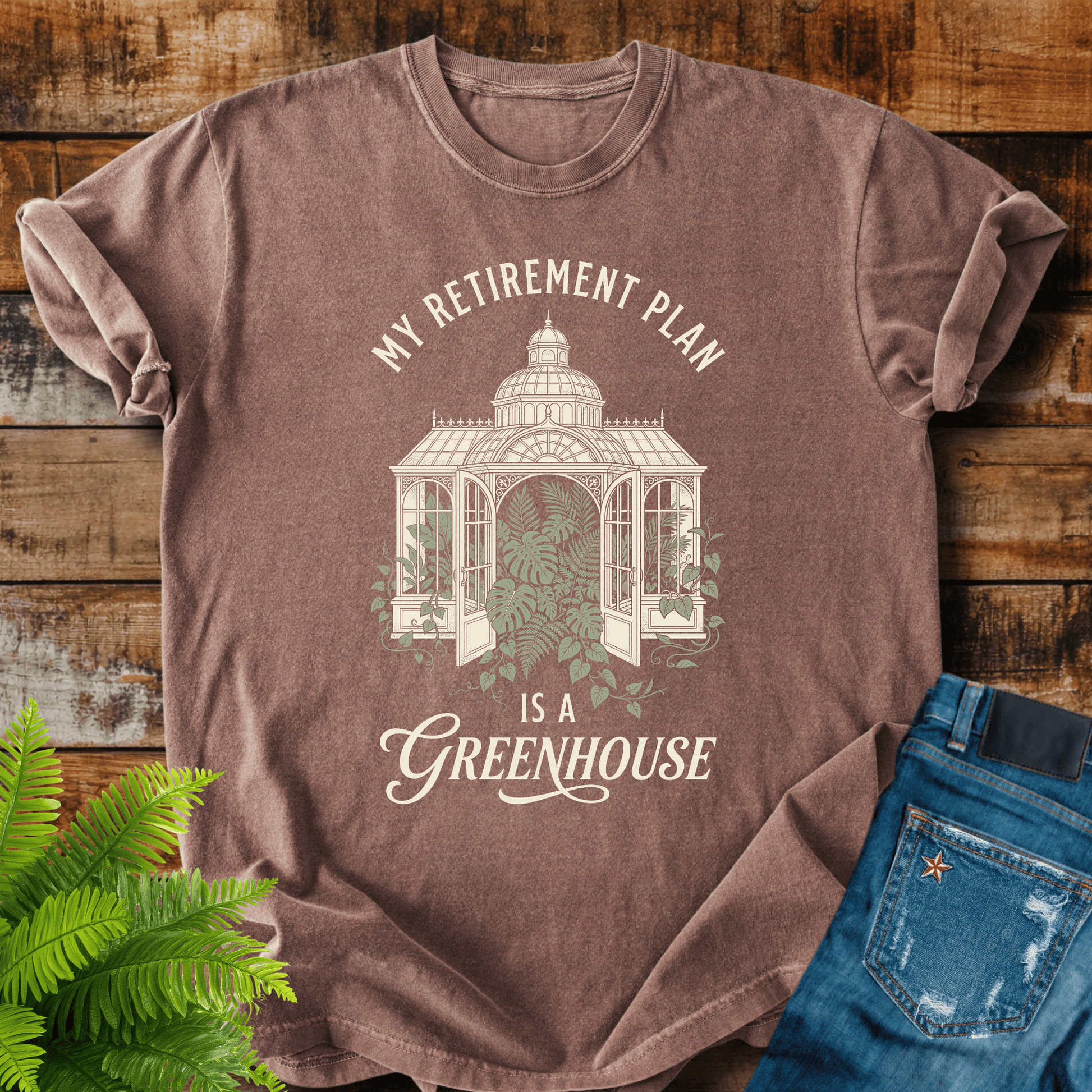 Retirement Greenhouse Plan T-shirt