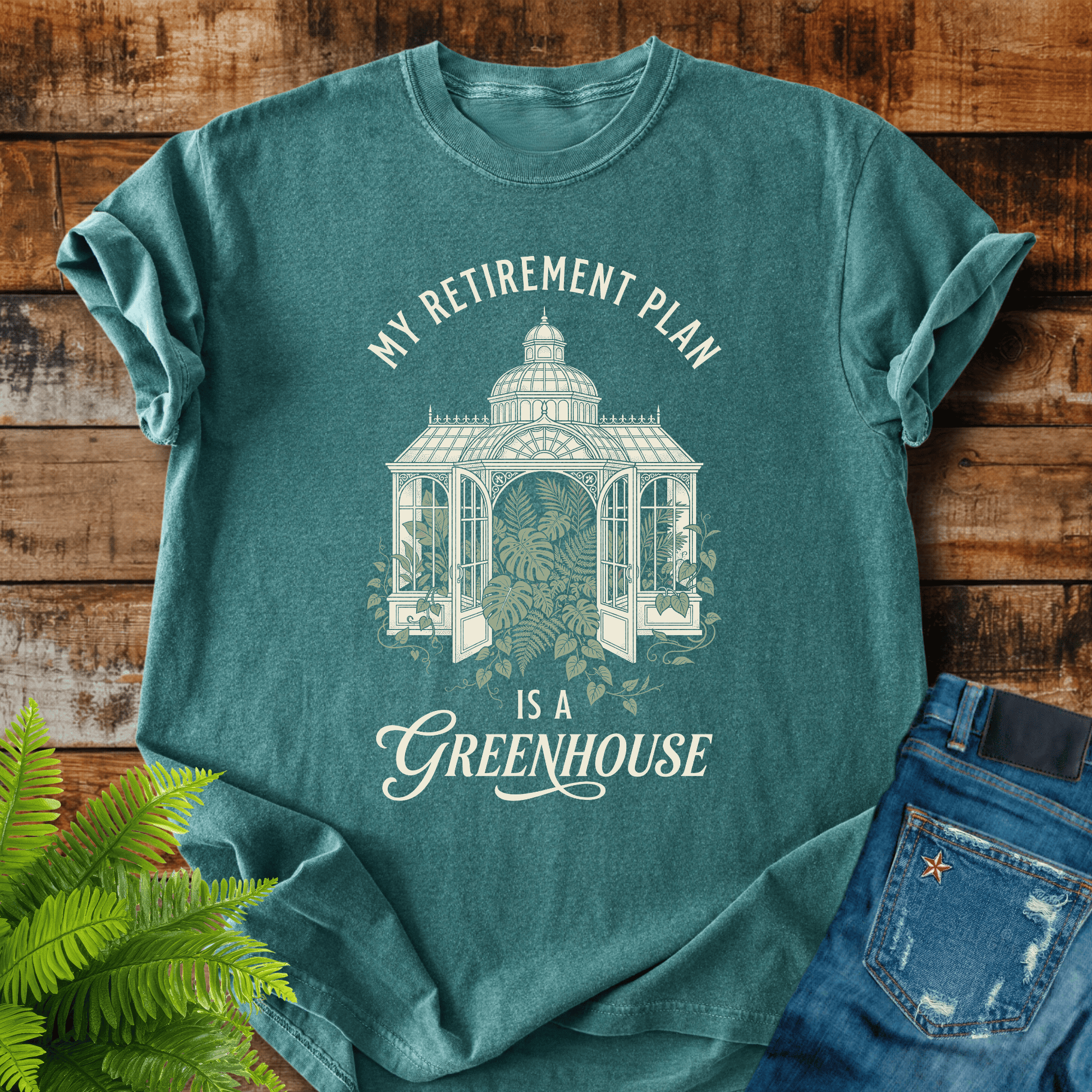 Retirement Greenhouse Plan T-shirt