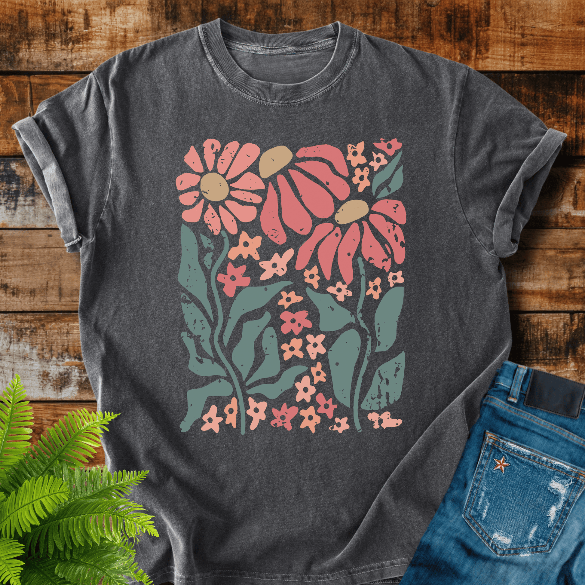 Retro Floral T-shirt