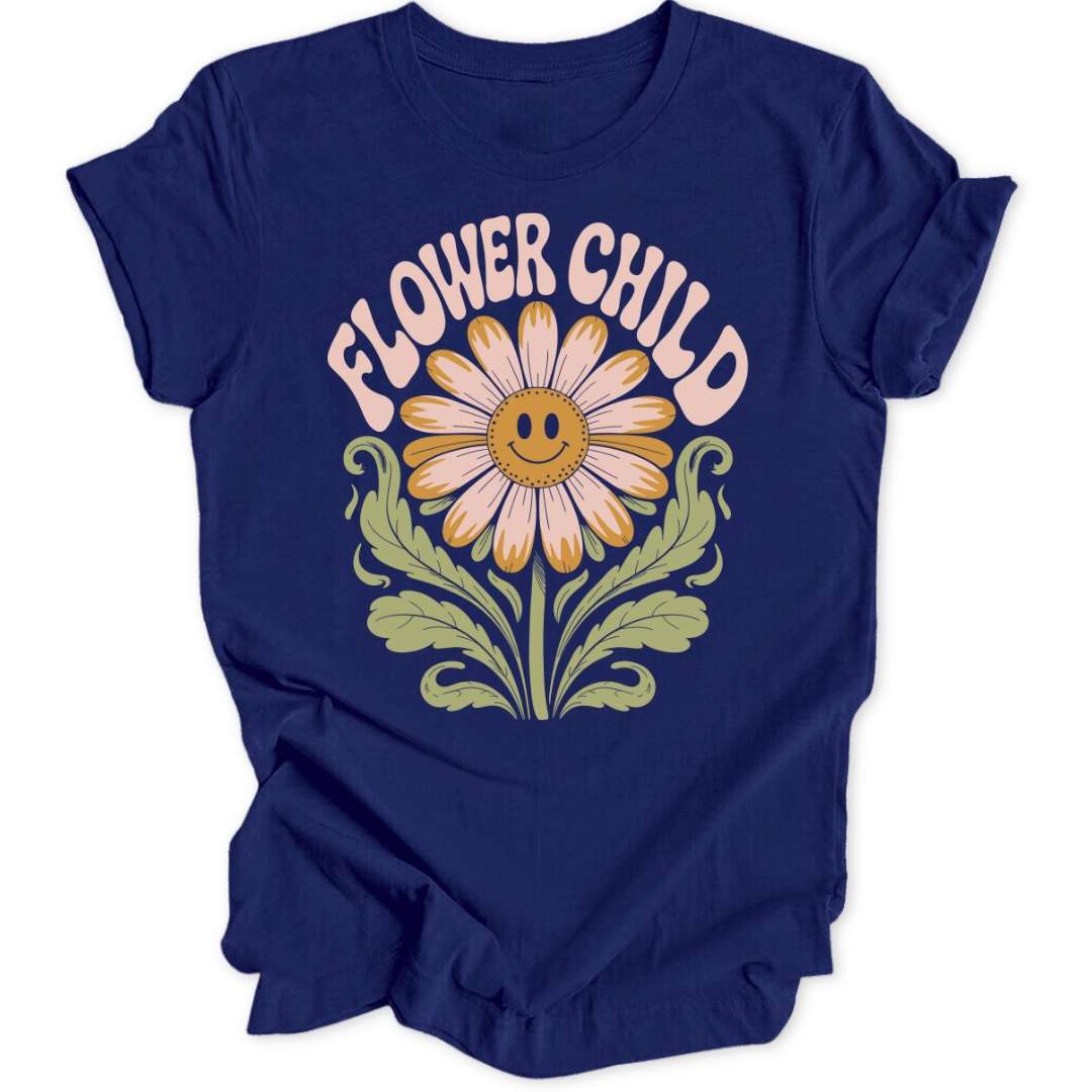 Retro Flower Child Unisex T-Shirt