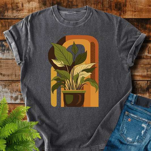 Retro Potted Plant T-shirt