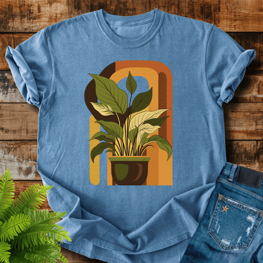 Retro Potted Plant T-shirt