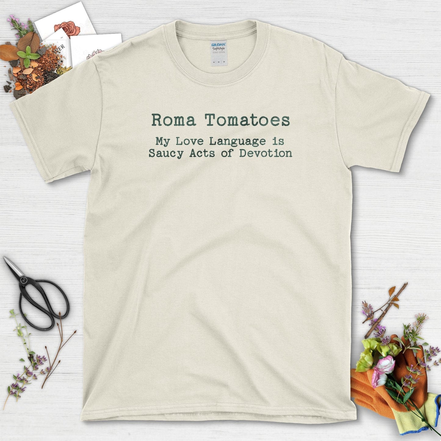 Roma Tomatoes Love Language T-Shirt