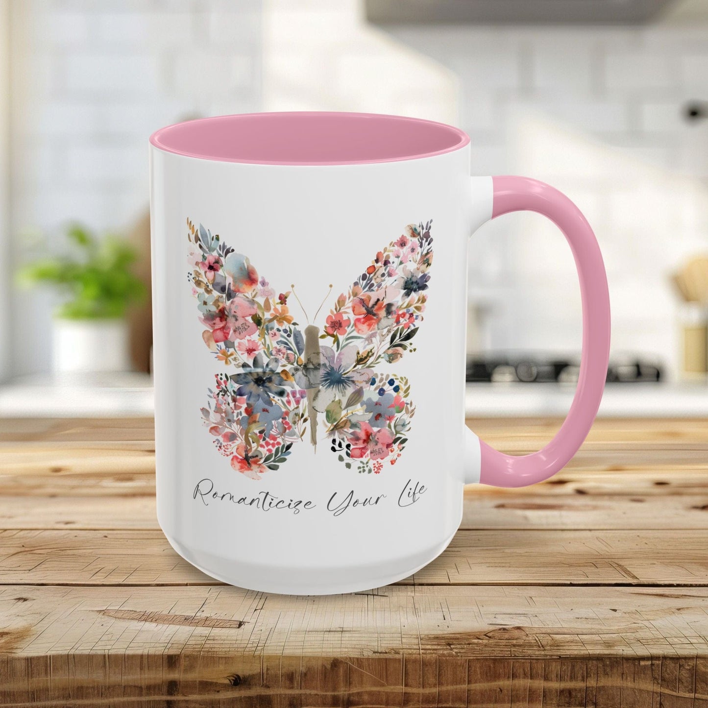 Romanticize Your Life Butterfly Mug (11/15oz)