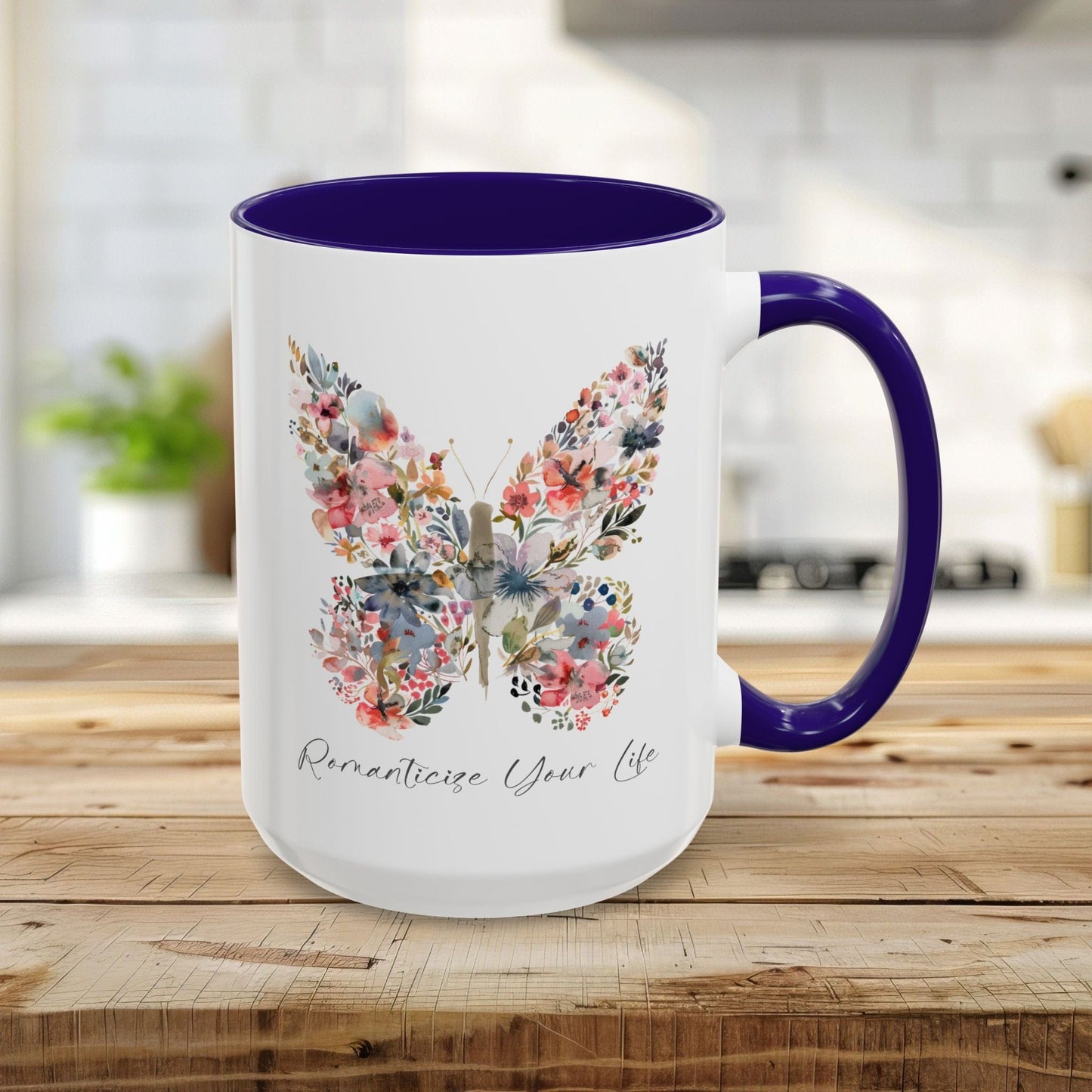 Romanticize Your Life Butterfly Mug (11/15oz)