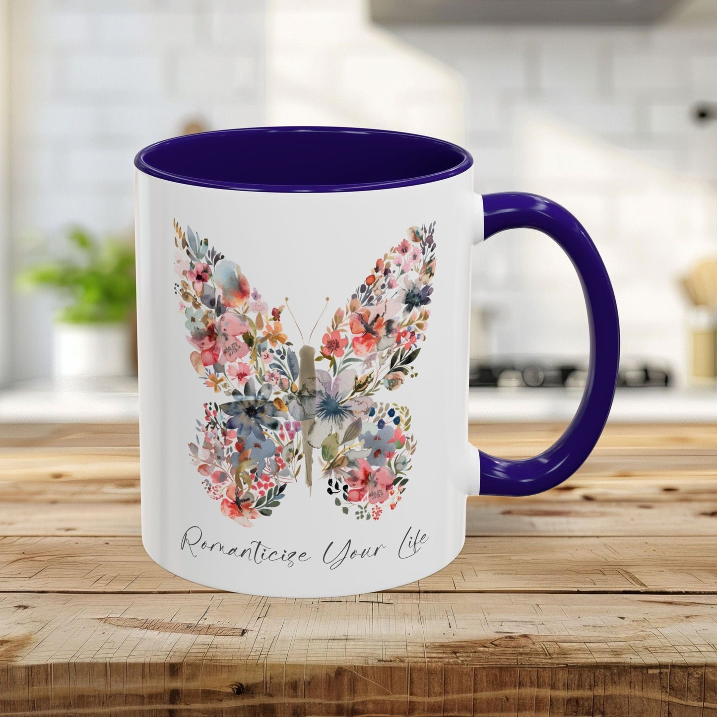 Romanticize Your Life Butterfly Mug (11/15oz)