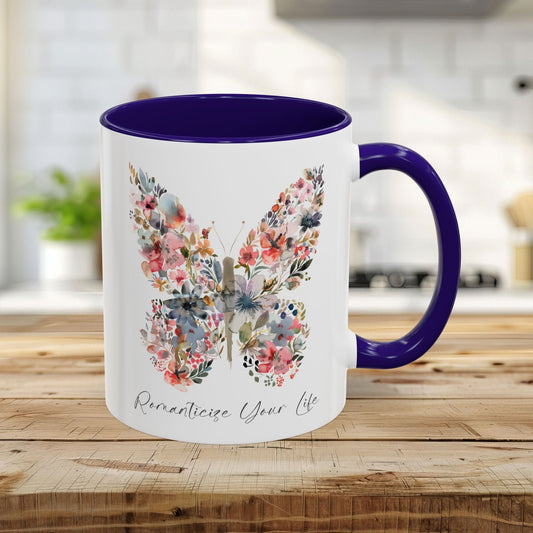 Romanticize Your Life Butterfly Mug (11/15oz)