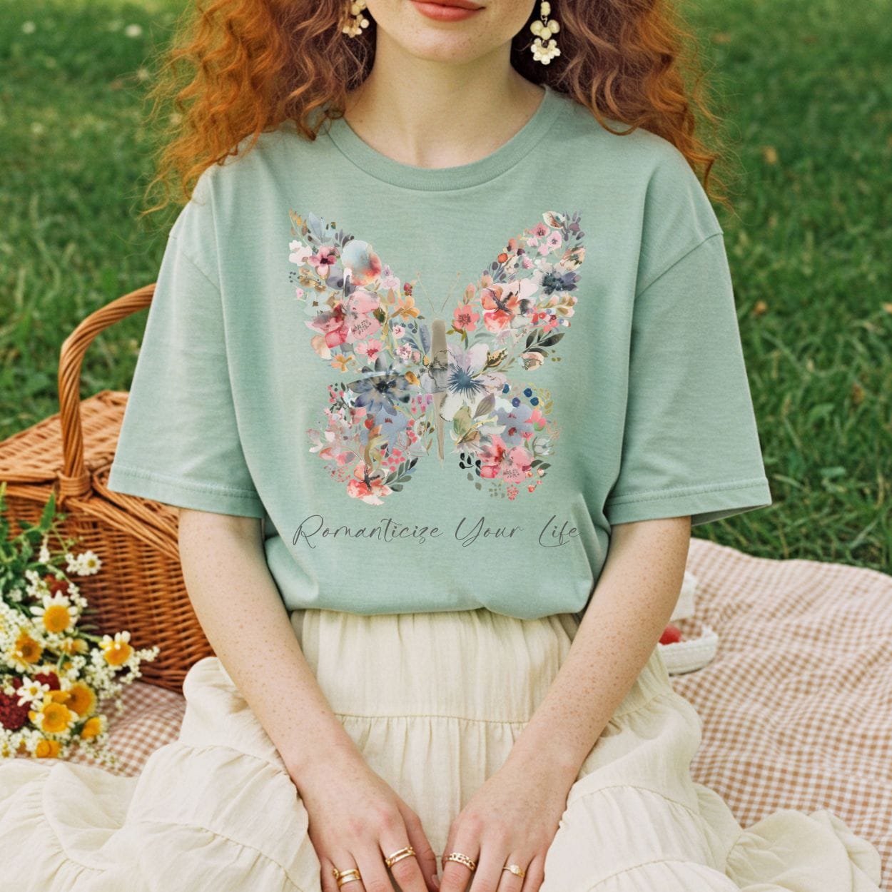 Romanticize Your Life Butterfly T-Shirt