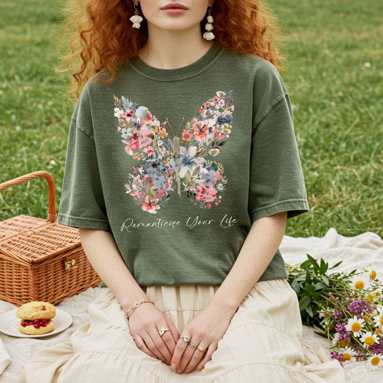 Romanticize Your Life Butterfly T-Shirt