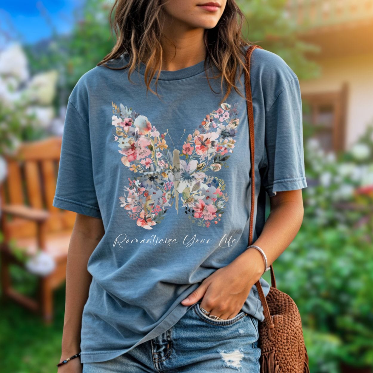 Romanticize Your Life Butterfly T-Shirt