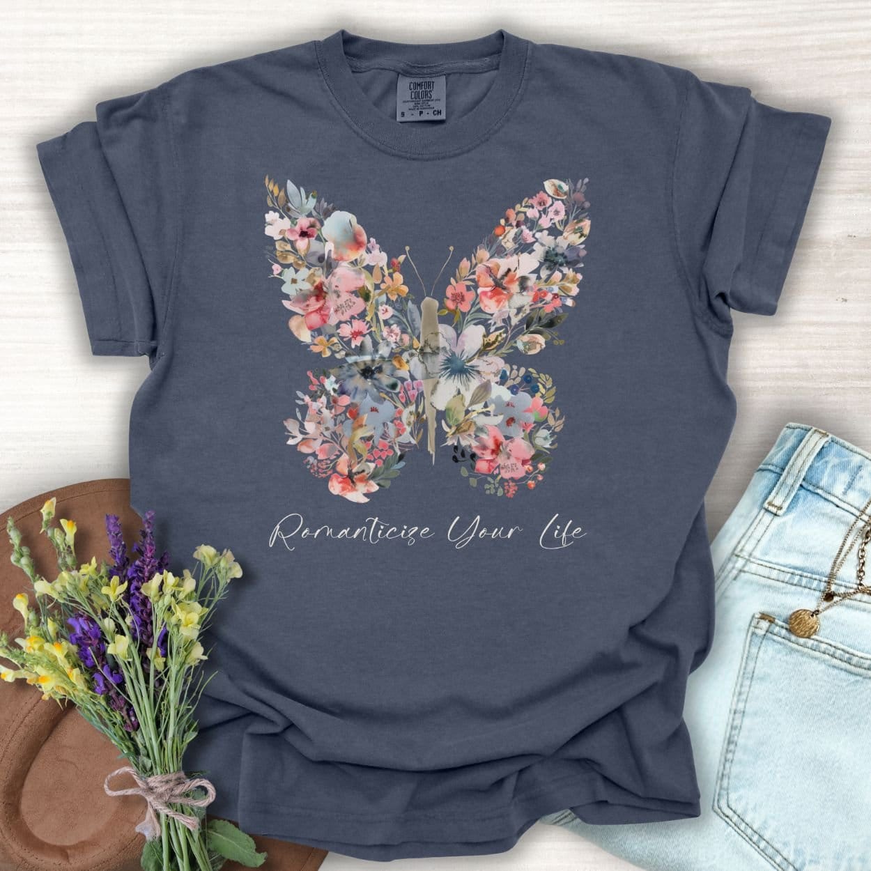 Romanticize Your Life Butterfly T-Shirt