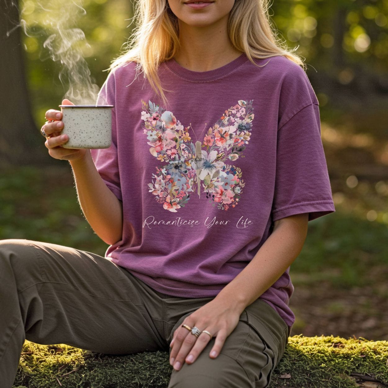Romanticize Your Life Butterfly T-Shirt