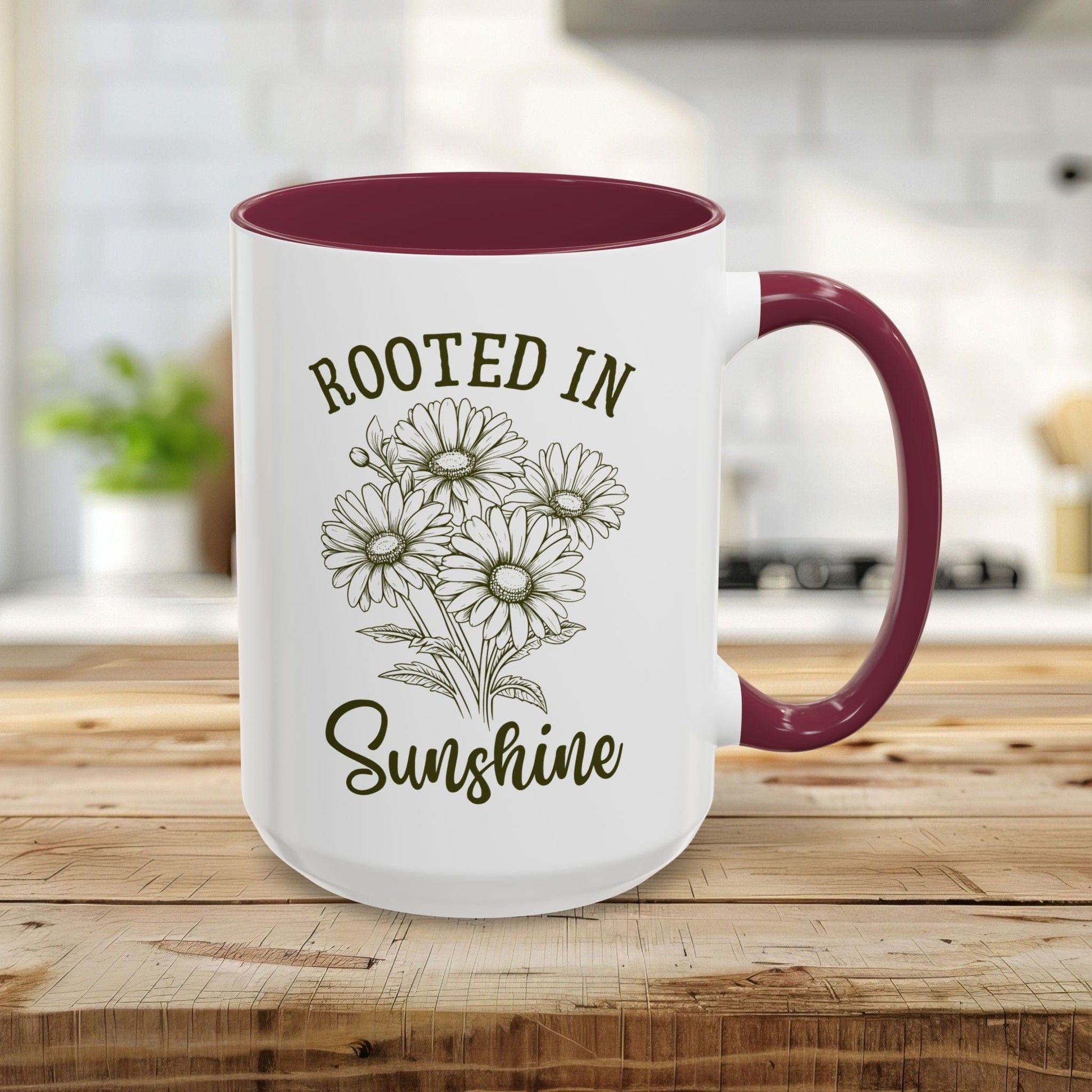 Rooted in Sunshine Daisy Mug (11/15oz)