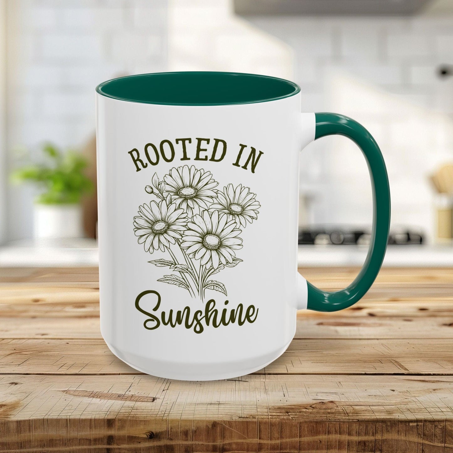 Rooted in Sunshine Daisy Mug (11/15oz)