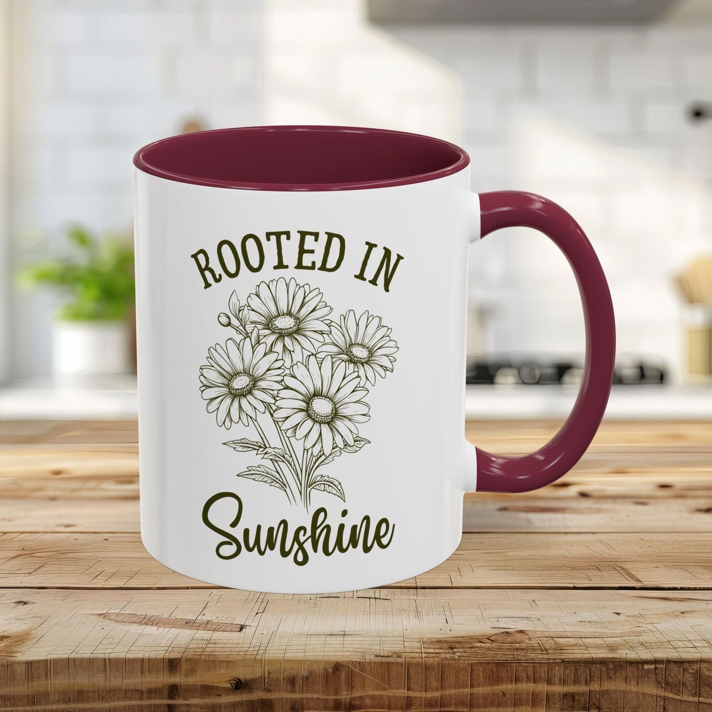 Rooted in Sunshine Daisy Mug (11/15oz)