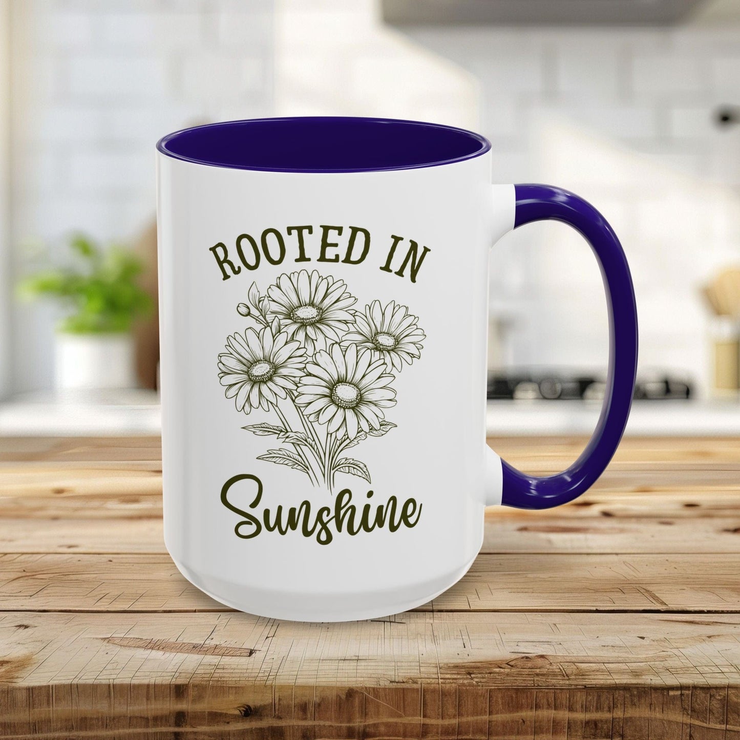 Rooted in Sunshine Daisy Mug (11/15oz)