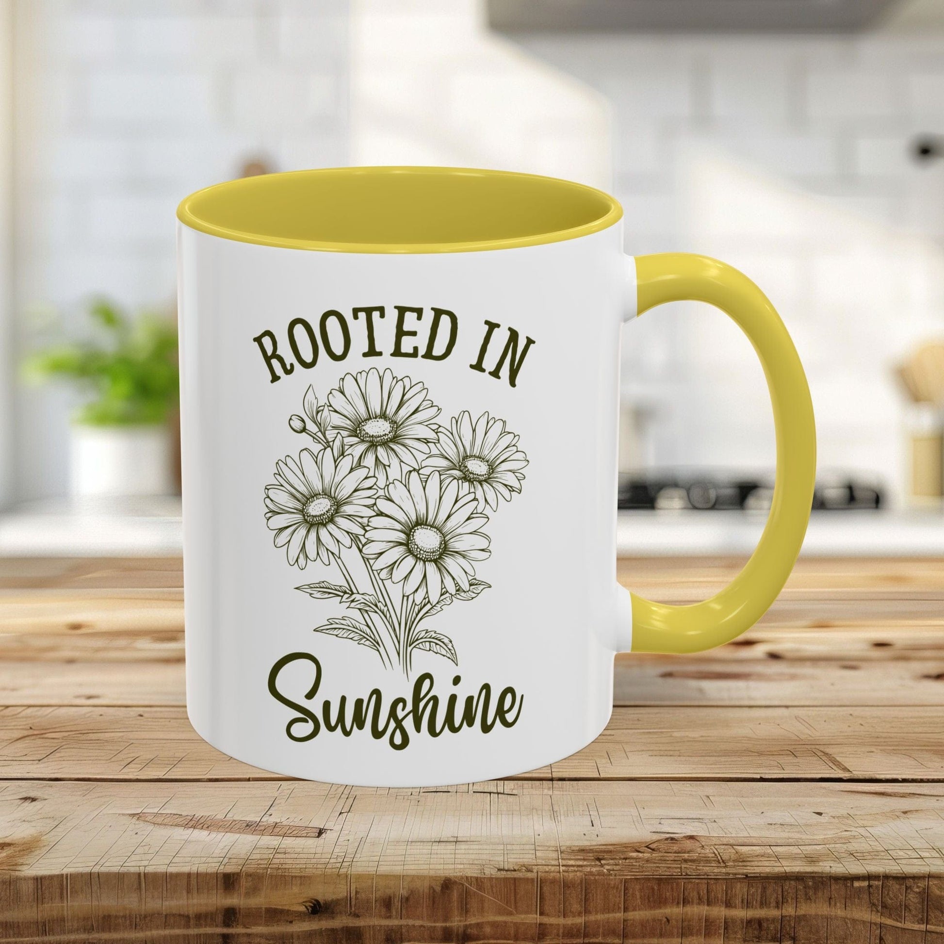 Rooted in Sunshine Daisy Mug (11/15oz)
