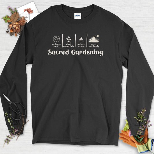 Sacred Gardening Plant Water Grow Long Sleeve