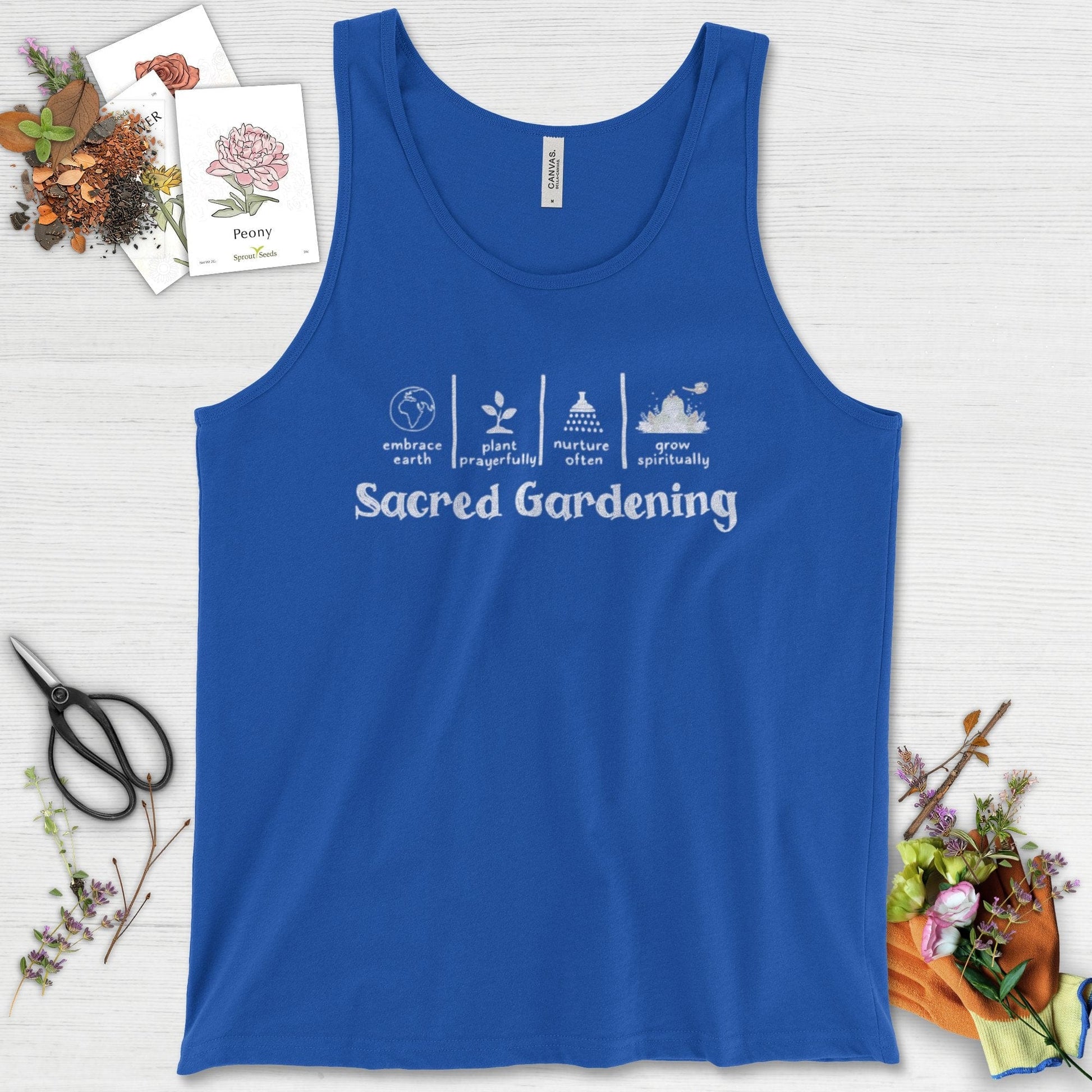 Sacred Gardening Plant Water Grow Tank Top
