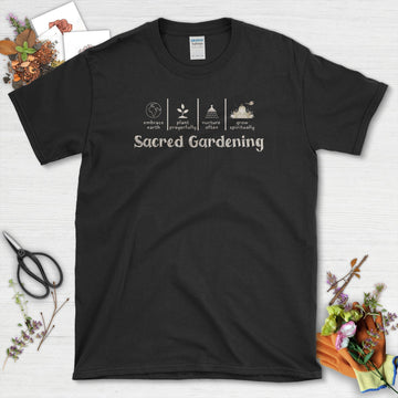 Sacred Gardening Plant Water Grow Youth T-Shirt