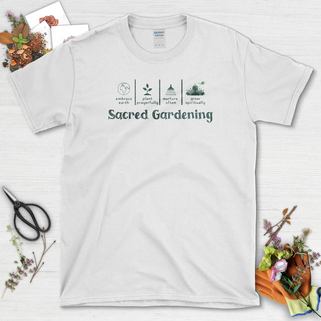 Sacred Gardening Plant Water Grow Youth T-Shirt