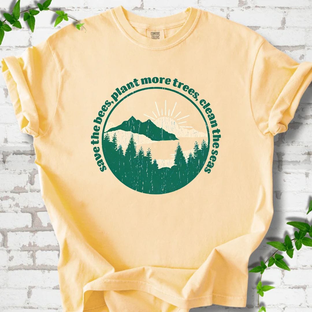 Save The Bee Plant More Tree T-Shirt