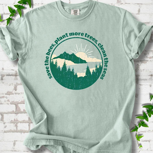 Save The Bee Plant More Tree T-Shirt