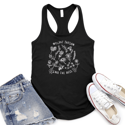 Save The Bees Women's Racerback Tank Top