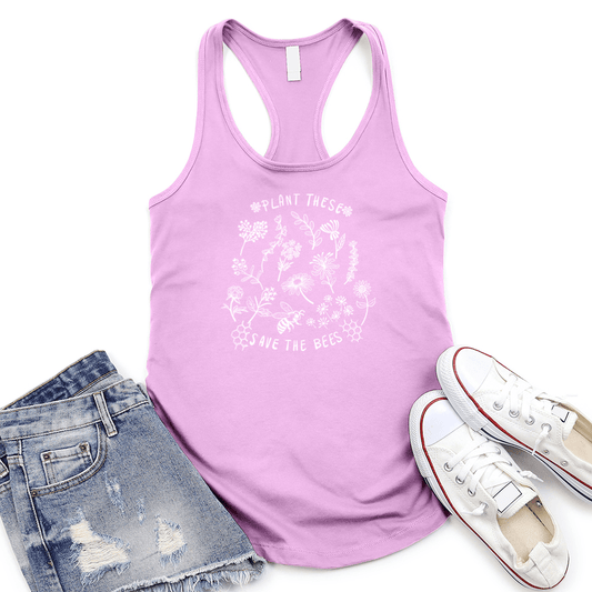 Save The Bees Women's Racerback Tank Top