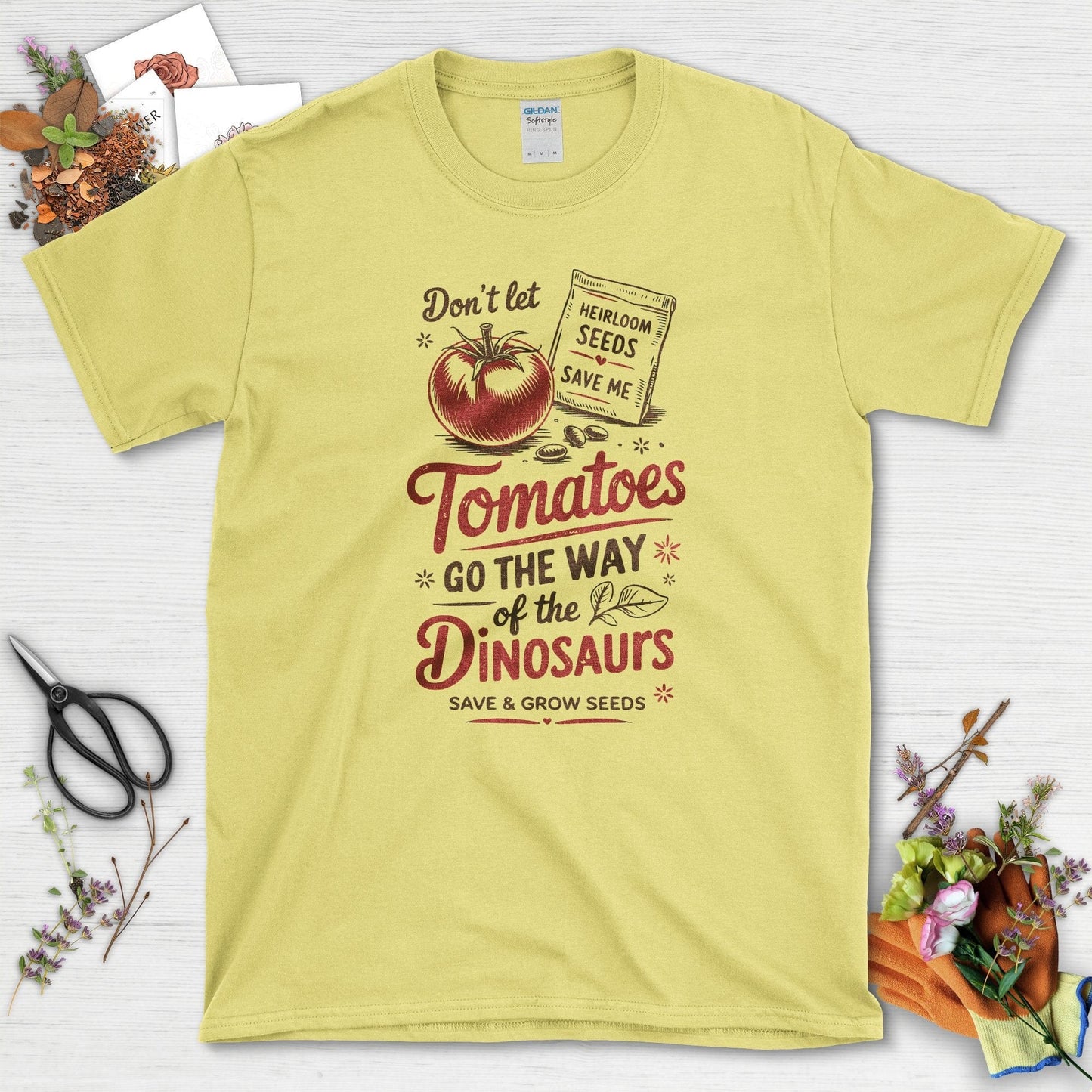 Save Tomatoes Heirloom Seeds T-Shirt