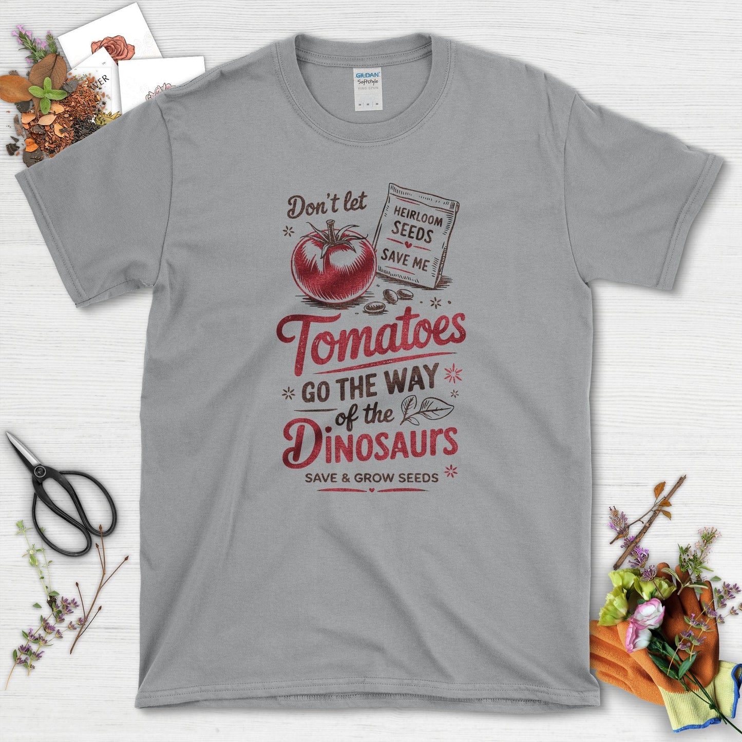 Save Tomatoes Heirloom Seeds T-Shirt