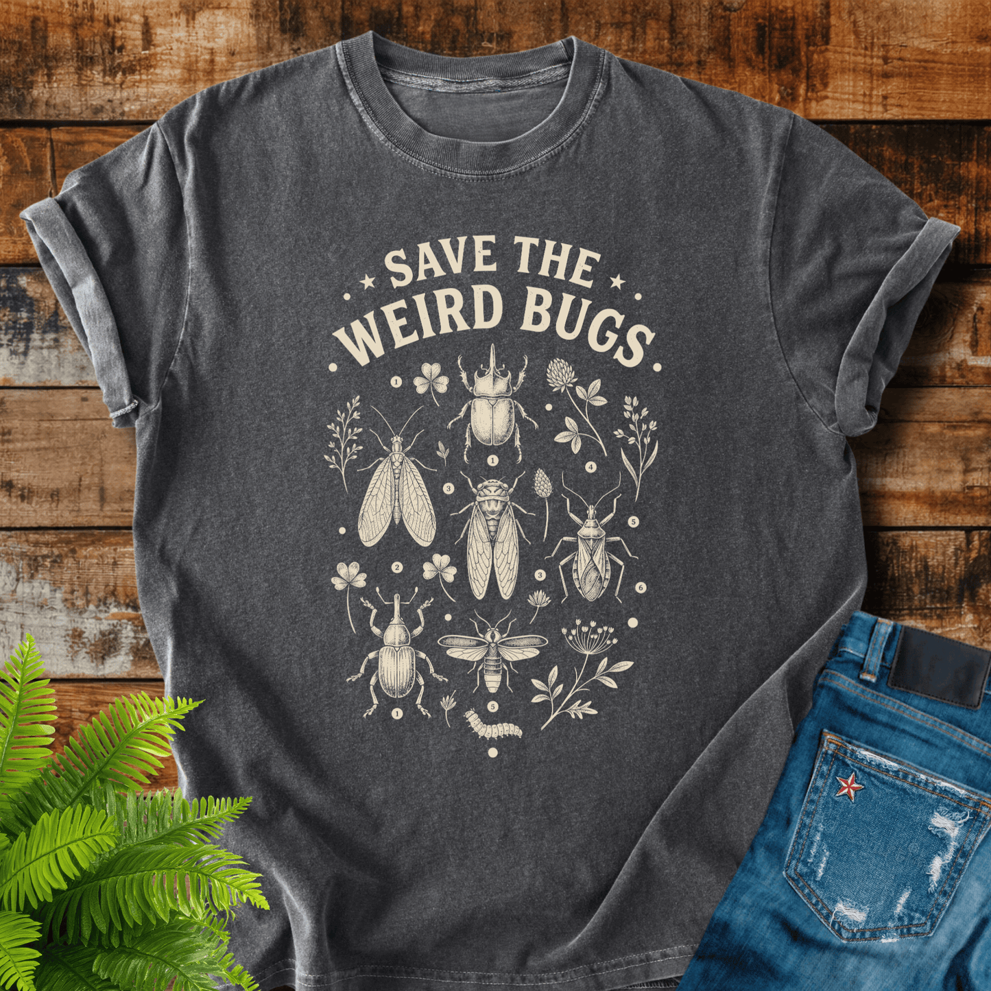 Save Weird Bugs T-shirt