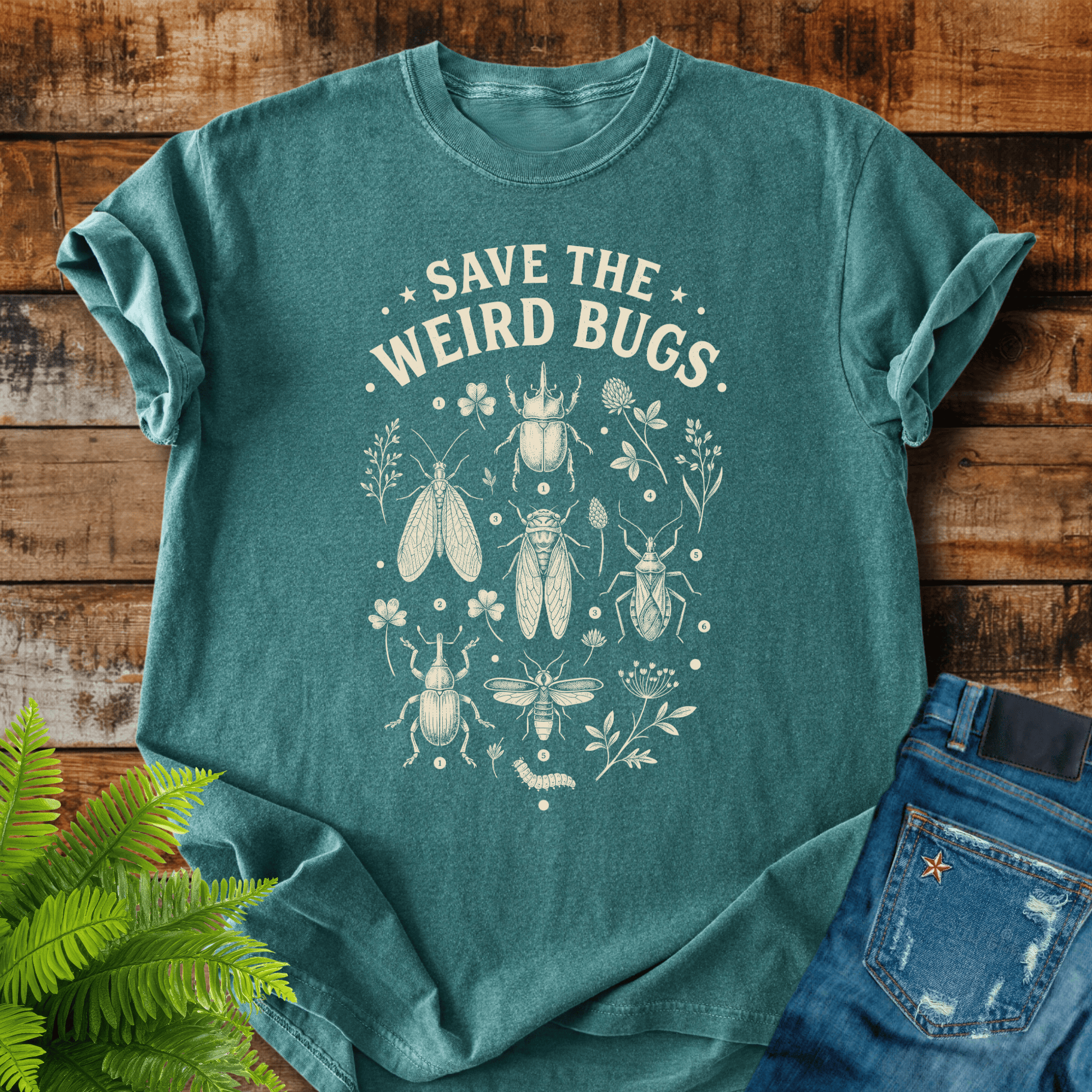 Save Weird Bugs T-shirt