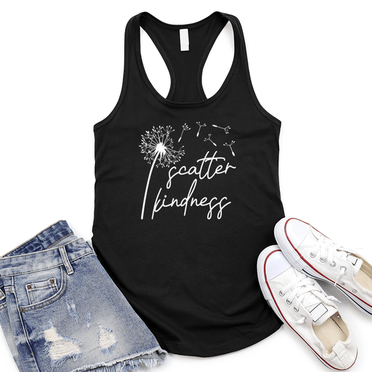 Scatter Kindness Women's Racerback Tank Top